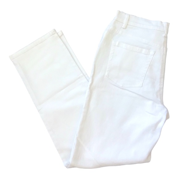 Gloria Vanderbilt Amanda White Jeans 8 Short 28” Inseam Classic Rise 11” - Picture 6 of 6